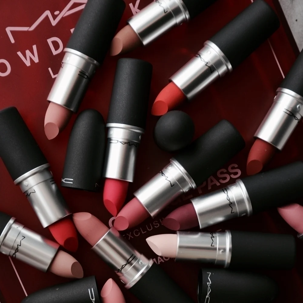 MAC Ruby New 935 Lipstick - Powder Kiss, Vivid Blue Red